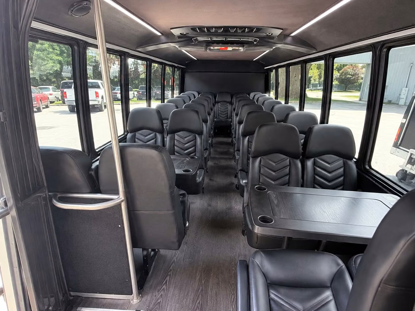 15 passenger minibus interior