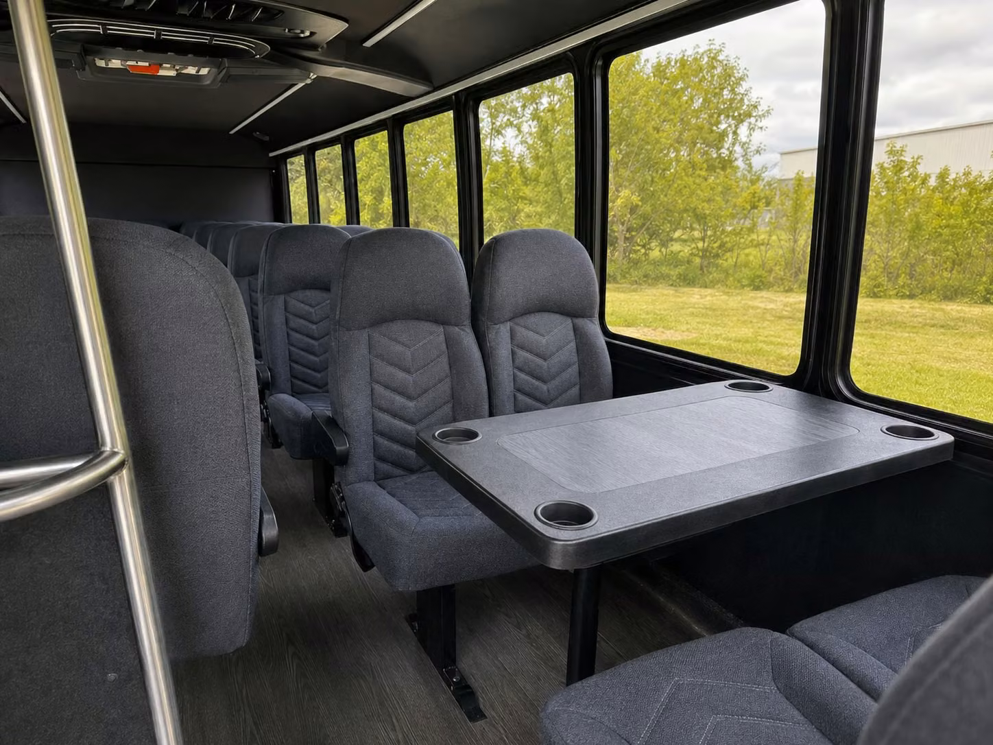 18 passenger minibus interior