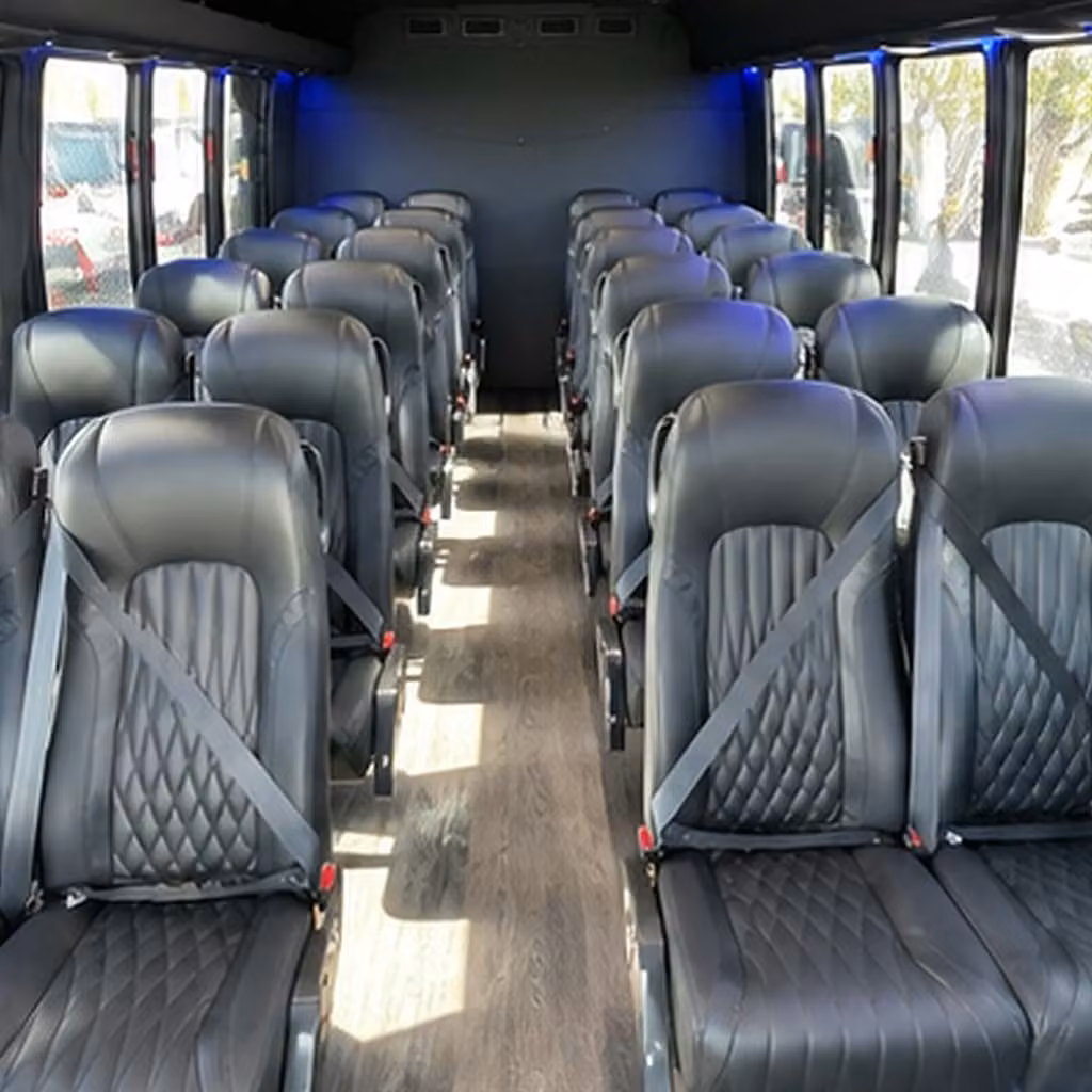 28 passenger minibus inside
