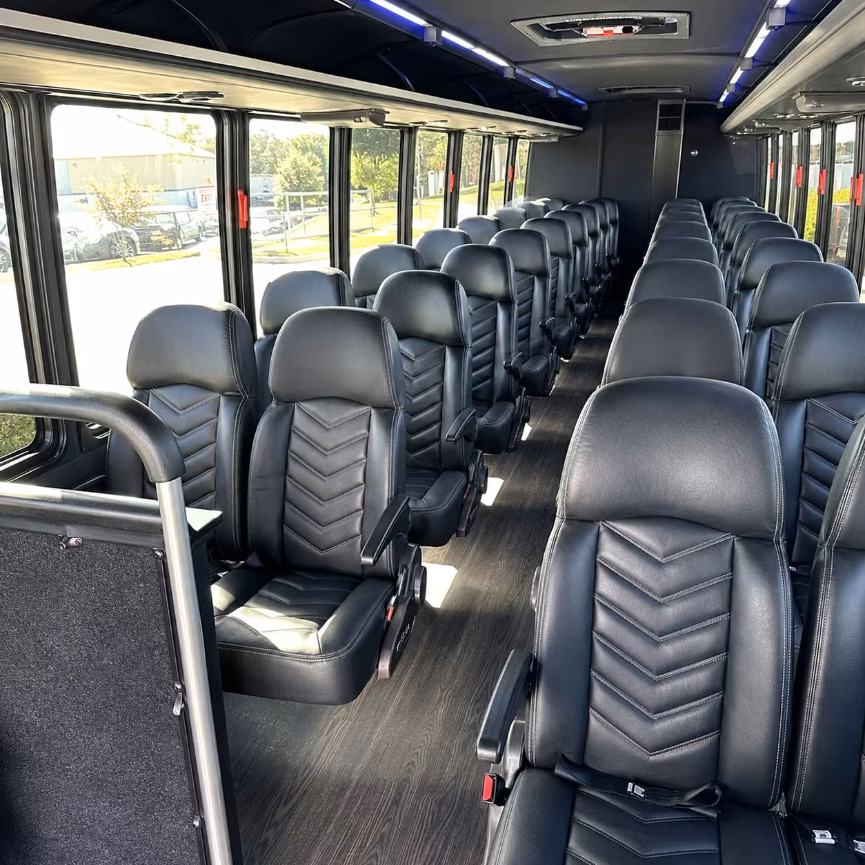 28 passenger minibus interior