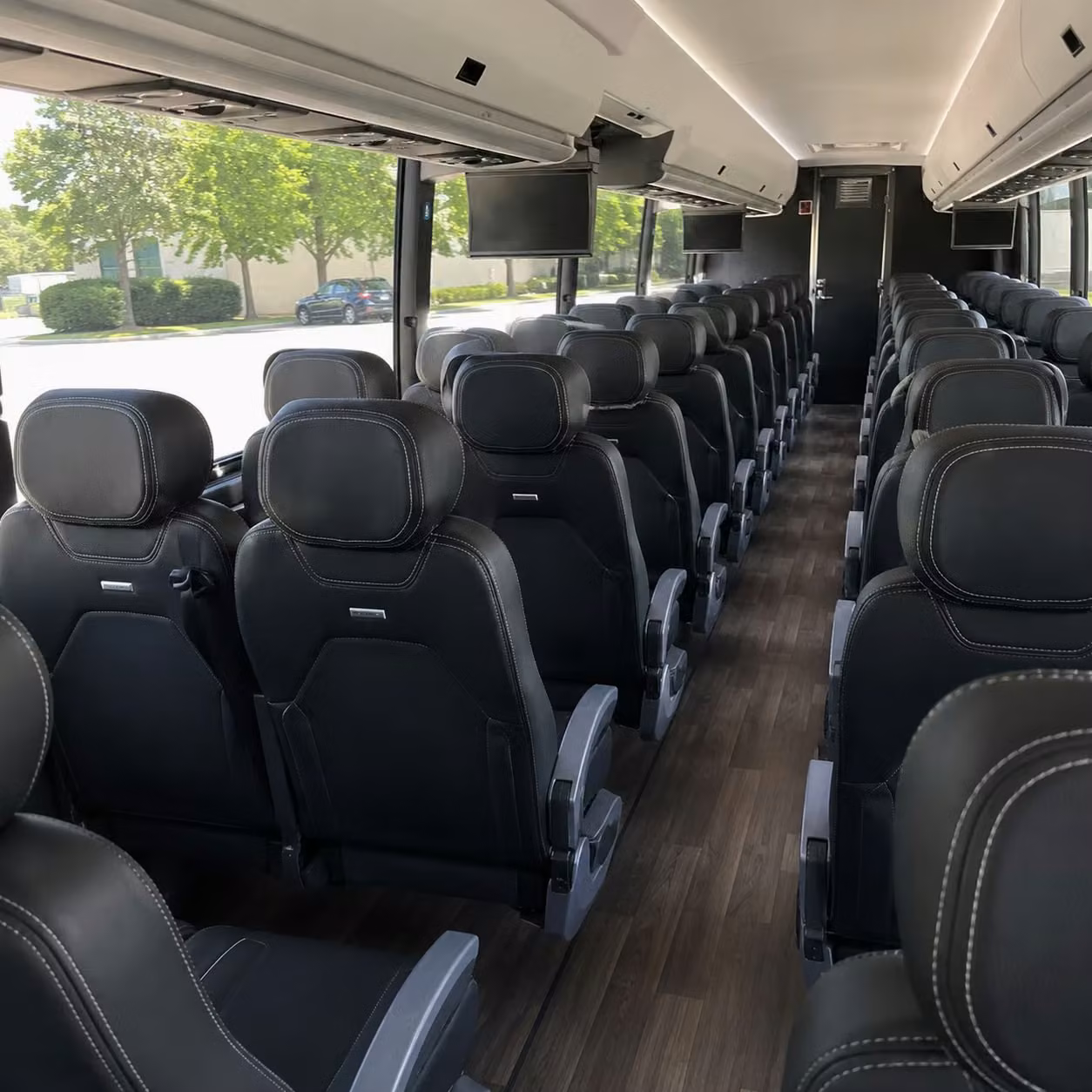 longmont charter bus interior